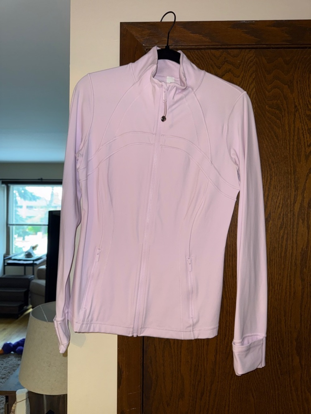 lululemon athletica Pastel Pink Full-Zip Athletic Jacket